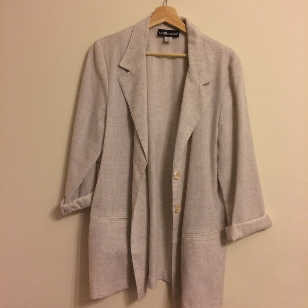 Vintage Linen Blazer